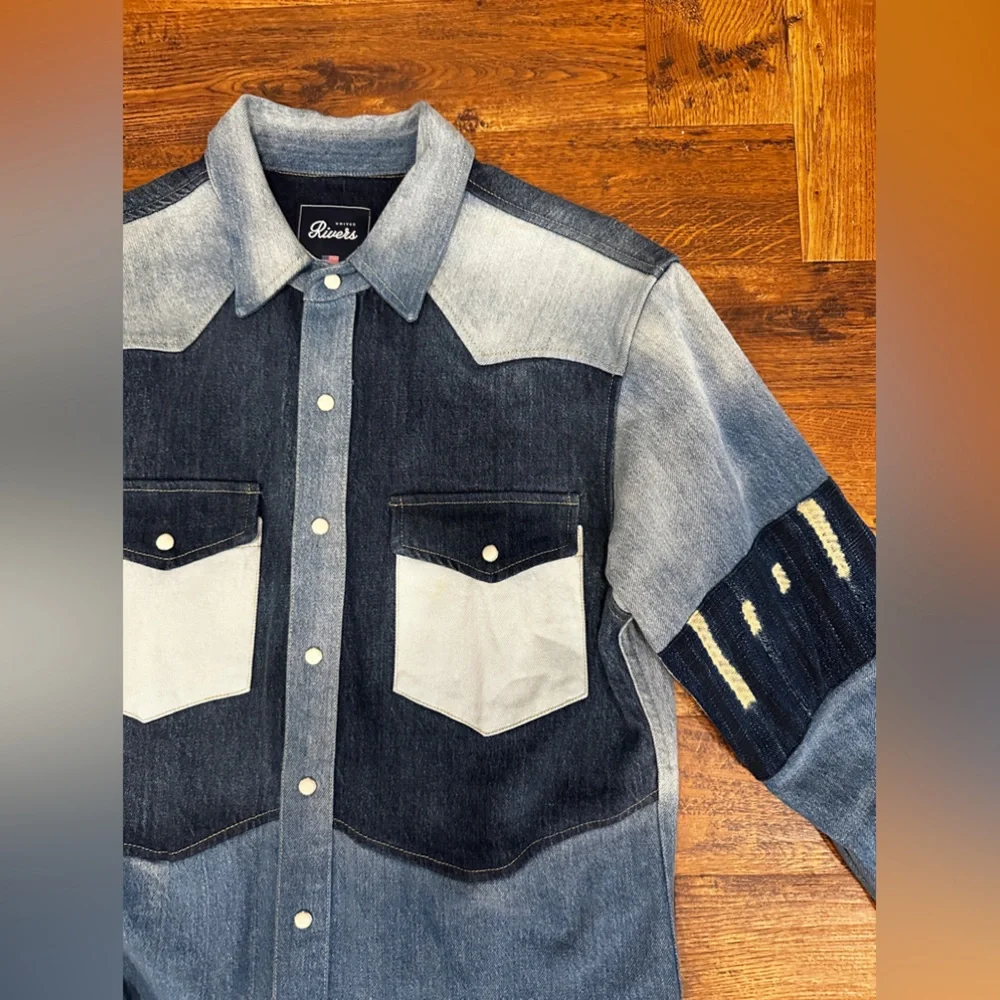 UNITED RIVERS DENIM SHIRT - Picture 2 of 4